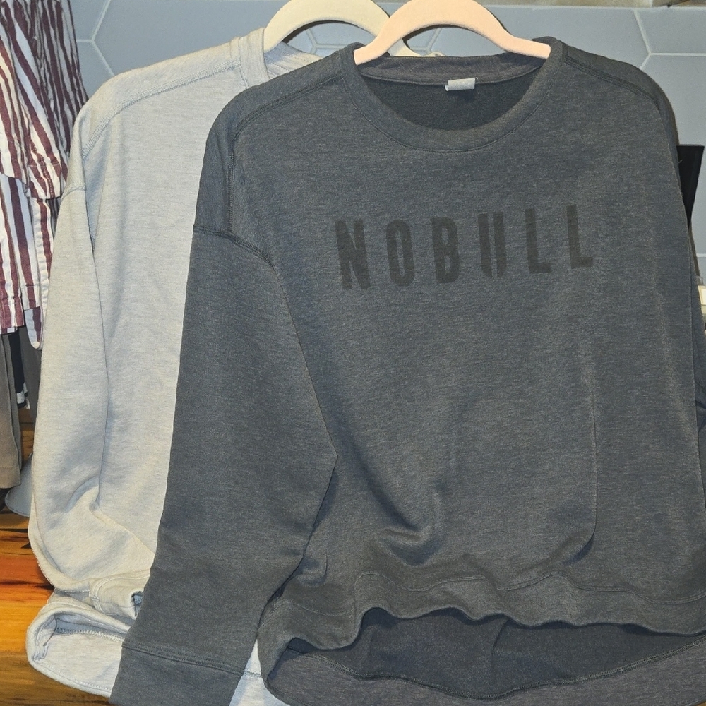 NOBULL Light Gray Crewneck Sweatshirt - Picture 5 of 5